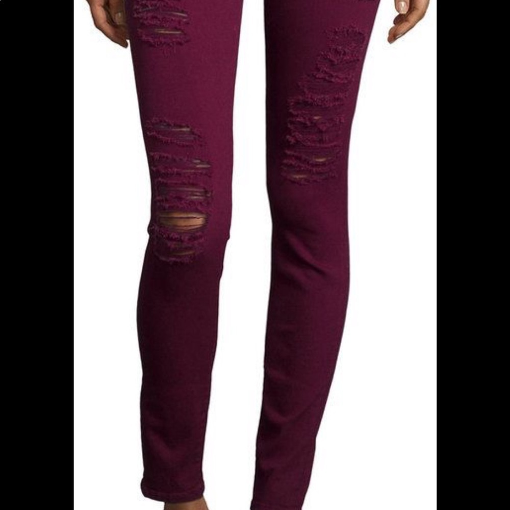 Frame Le Color Rip Skinny Jeans - Picture 2 of 5
